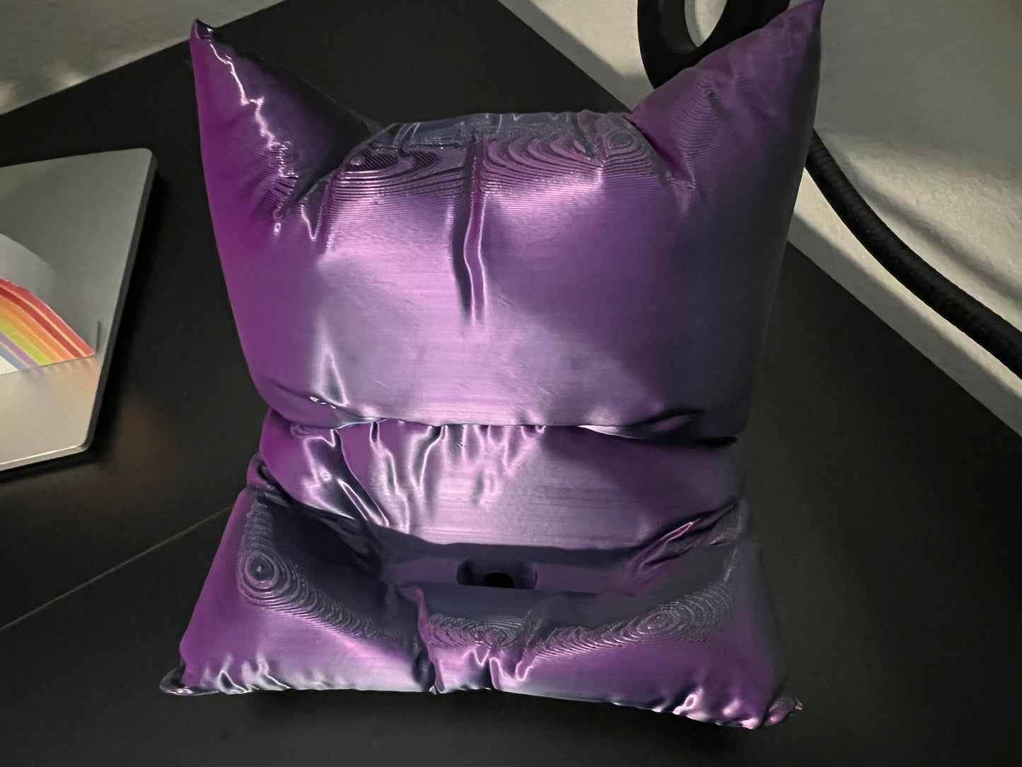 Pillow Phone Holder with Cable