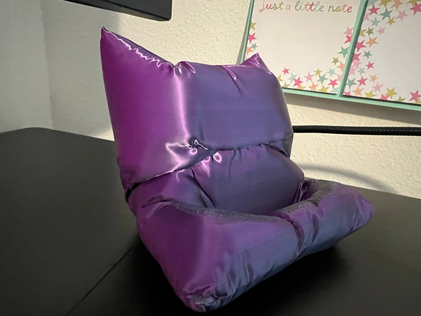 Pillow Phone Holder with Cable